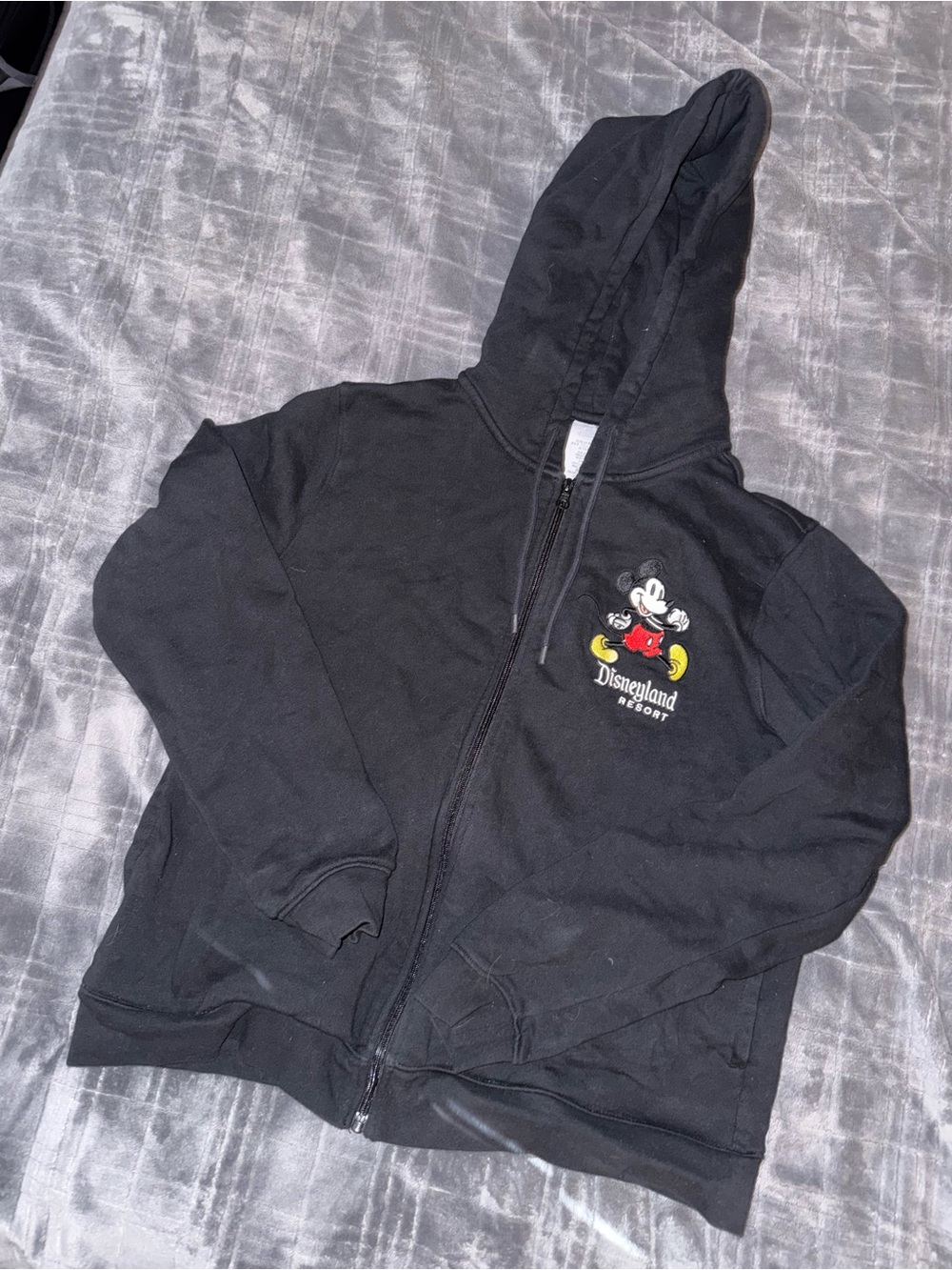 Disney Black Hoodie with Mickey Mouse Graphic - Picture 2 of 4